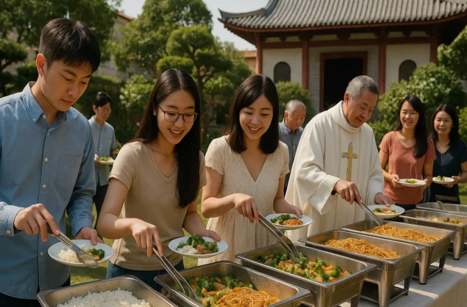 Buffet para Missa Oriental