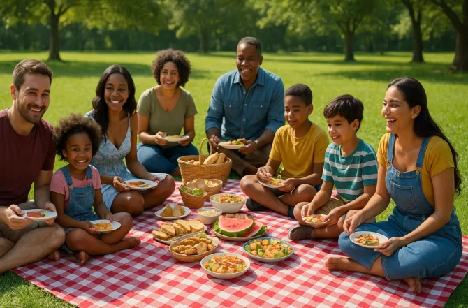 Buffet para Piquenique​ ao Ar Livre